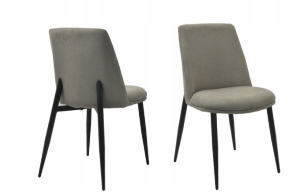 2SZT krzesło DO JADALNI salonu tapicerowane VIENNA BEŻOWE nowoczesne